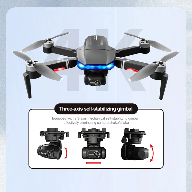

LS7S RC Drone 6K HD Camera Professional GPS Aerial Photography Brushless Motor RC Foldable Quadcopter Toy Drone Camera Gift