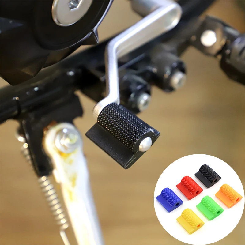 

Universal Six Color Motorcycle Shift lever sleeve Pedal Rubber Cover Shoe Protector Foot Peg Toe Gel Sleeve Moto Accessories