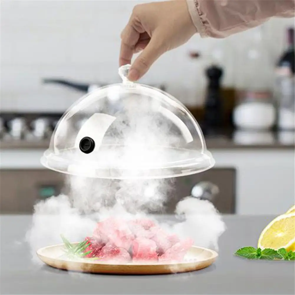 

Smoking Cloche Dome Cover Smoking Cover Cocktail Drinks Smoking Lid for Bar BBQ Drinks Cooking Meat Cheese Cocktails Steak
