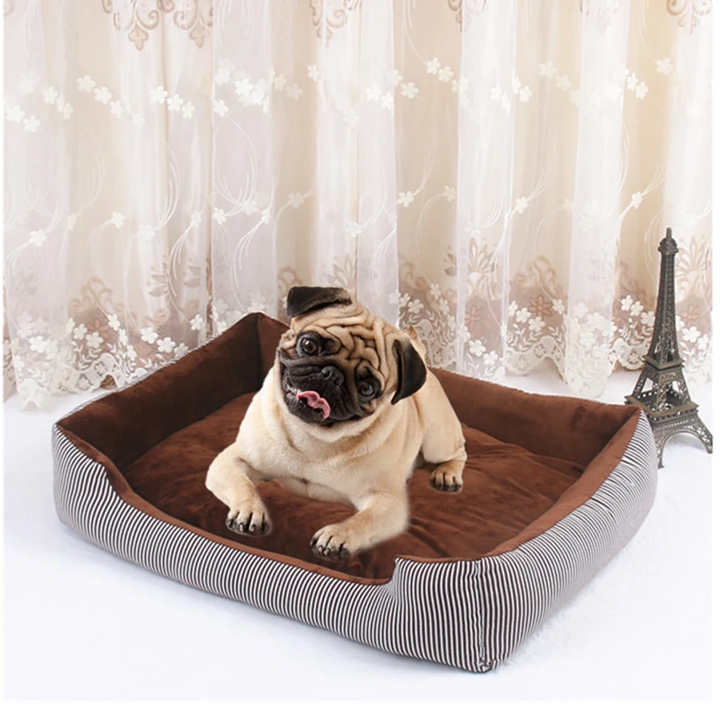

Pets Sofa Sleeping Bed Soft Waterproof Cushion Gray Mat Hondenmand for Puppy Cat Cotton Pillow Small Dog Supplies