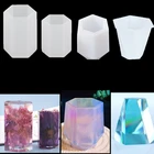 Шестигранная искусственная эпоксидная форма для свечей, подсвечник, держатель для ручек, форма для восковой пасты, глины, рукоделие, литье, форма для домашнего декора