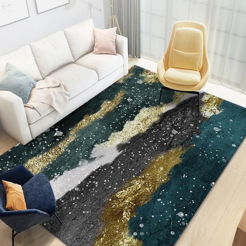 

Luxury Abstract Carpet Home Decor Living Room Area Rug Sun God Totem Black Play Rug For Kids Room Kitchen Bedroom Rug 160x230cm