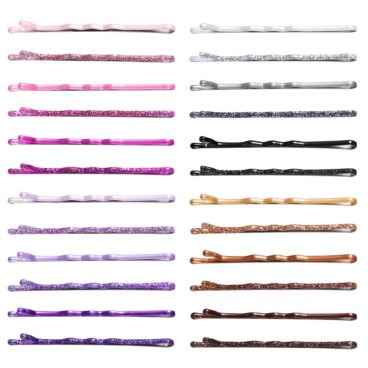 

96pcs Bobby Hair Varnish Metal Bobby Barrettes Hairpins Hair Styling Clips for Girl Ladies