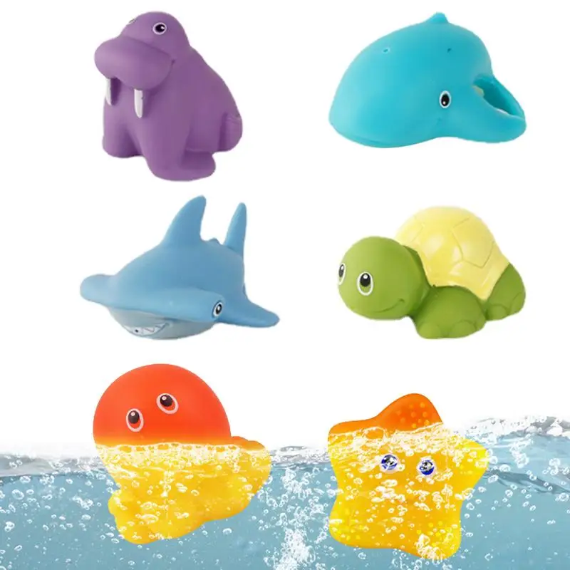 

Kids Bath Toy 6Pcs Party Toy Kids Bath Toys Floating Toy Teaching Learning Toys Fun Bath Toys Water Bathtub Gifts For Kids Boys