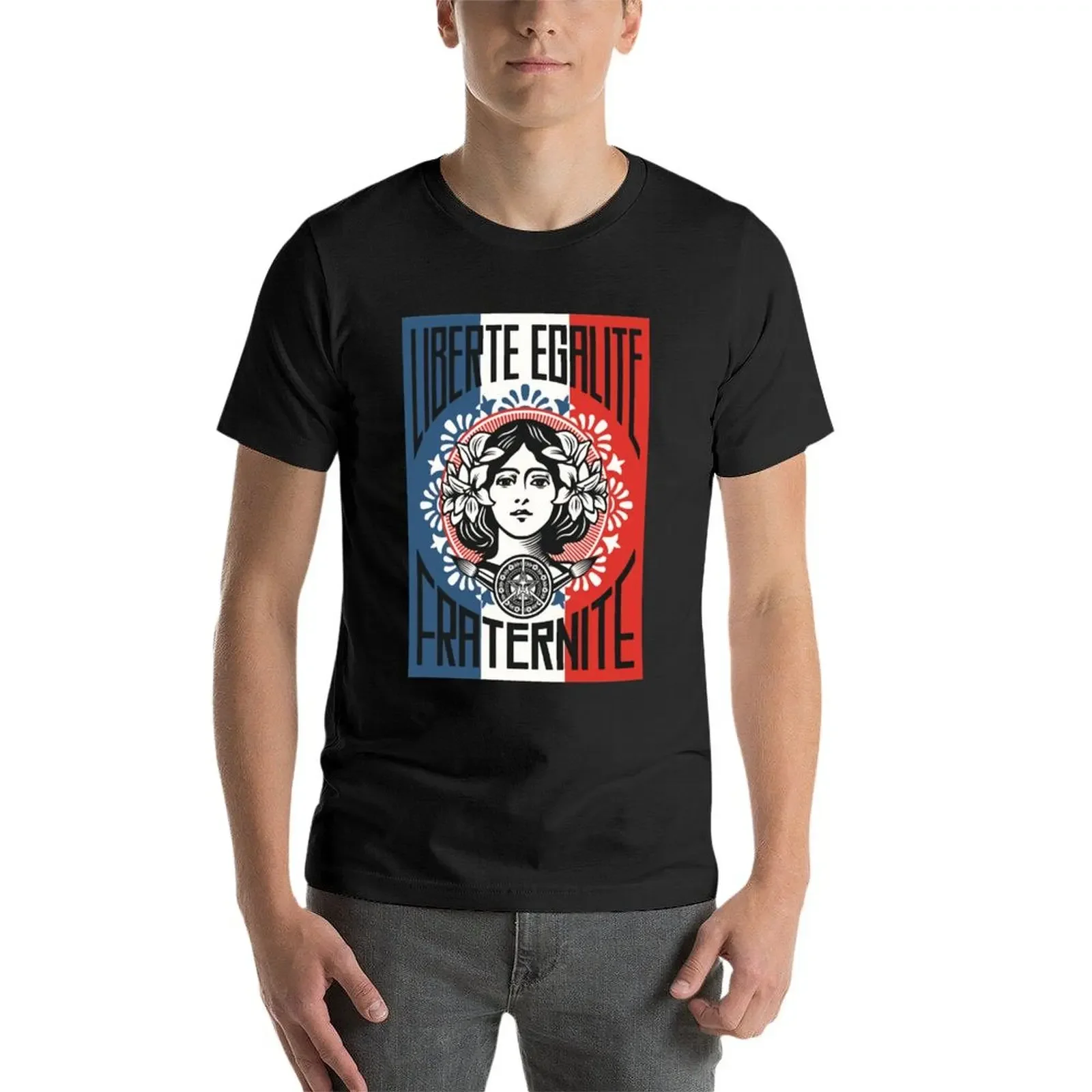 Футболка мужская для тренировок винтажная эгалитовая рубашка в стиле ретро с