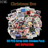 100pcs kpop stray kids stickers pack new album noeasy korean boys group photo print stationery phone stickers decor fans gift