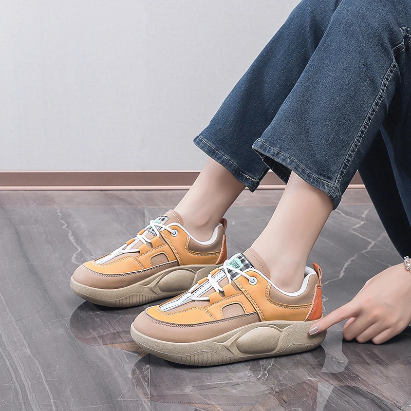 Фото Горячая распродажа: Женские повседневные кроссовки Air Fashion с защитой от скольжения, дышащие, для активного отдыха, теннисные, модные женские кроссовки №1