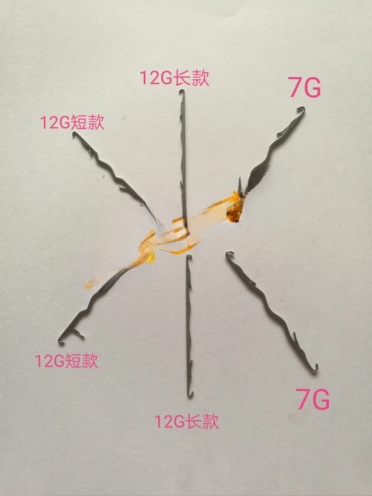 

10Pcs Double-ended Crochet Over-order Crochet Double-ended Crochet Missing Stitches Double-sided Needles
