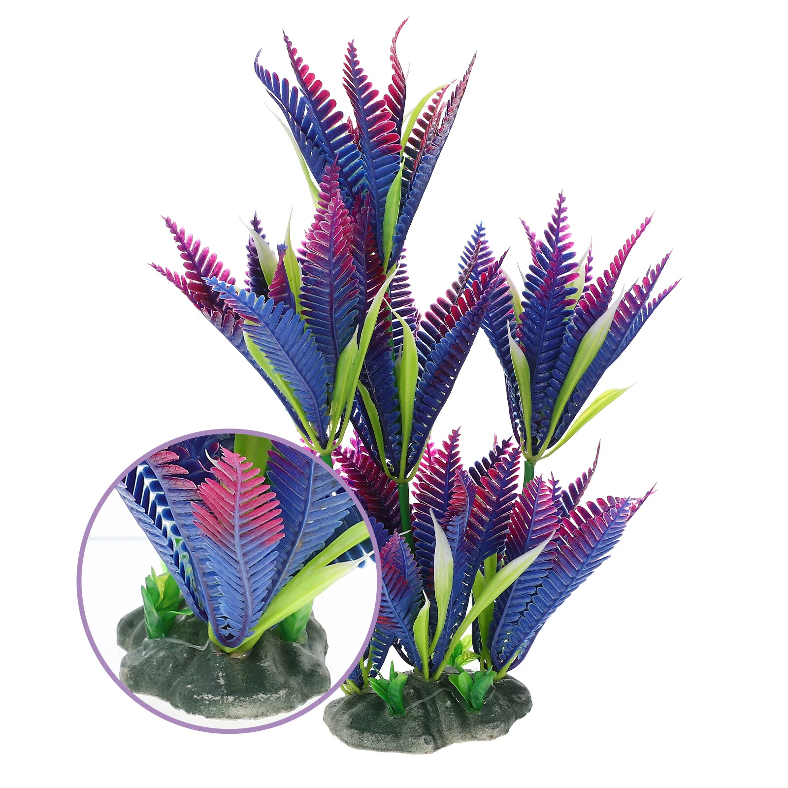 

Faux Plants Fish Tank Landscaping Water Simulated Adornment Decor Variety 10X6X28CM Underwater Plastic Aquarium Landscape