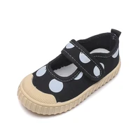 comfortable girls shoes childrens canvas shoes sneakers kids casual sport shoes soft soles for kindergarten black white 1 7t