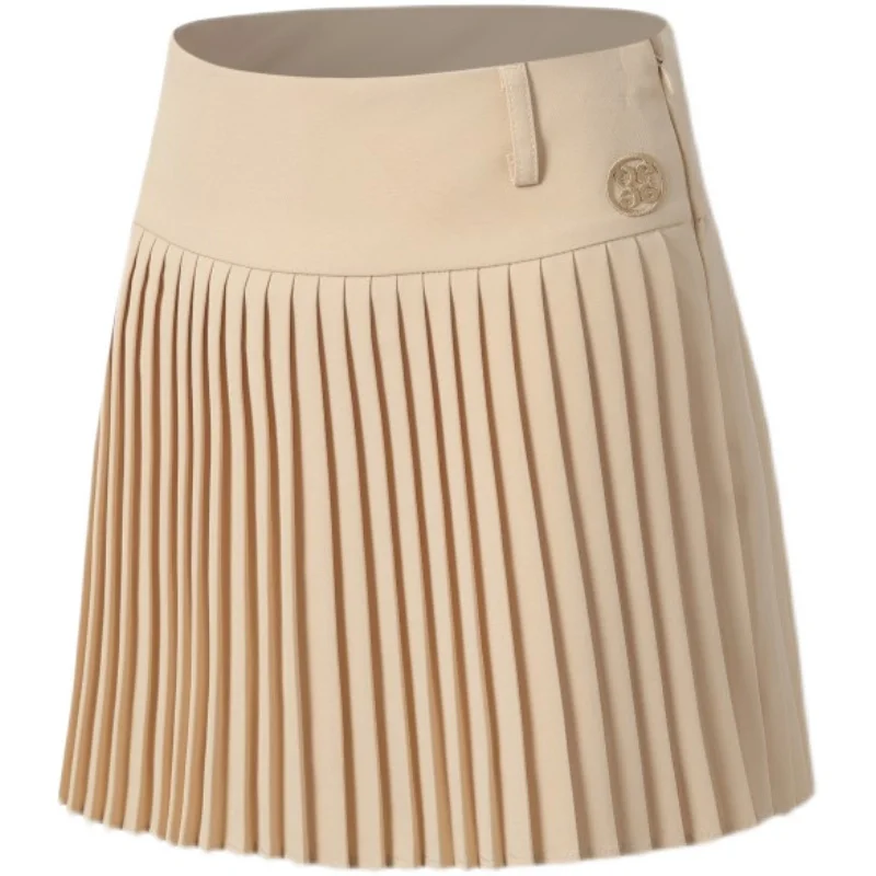Women's Golf Skirt 2023 New Golf Shorts Cothing Dress Pleated Tennis Skorts Skirts for Women Workout Athletic With lining