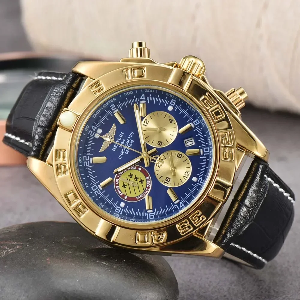 

2023 лучшие часы AAA + Breitling для мужчин, многофункциональные автоматические наручные часы с датой, роскошные полностью из нержавеющей стали
