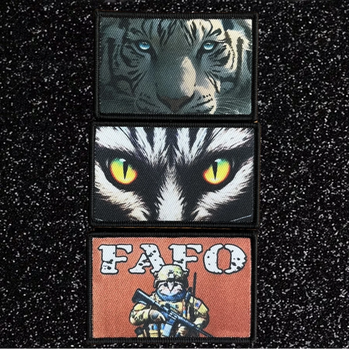 Тактическая нашивка с тигром FAFO значок изображением кота мораля я нехай тебя