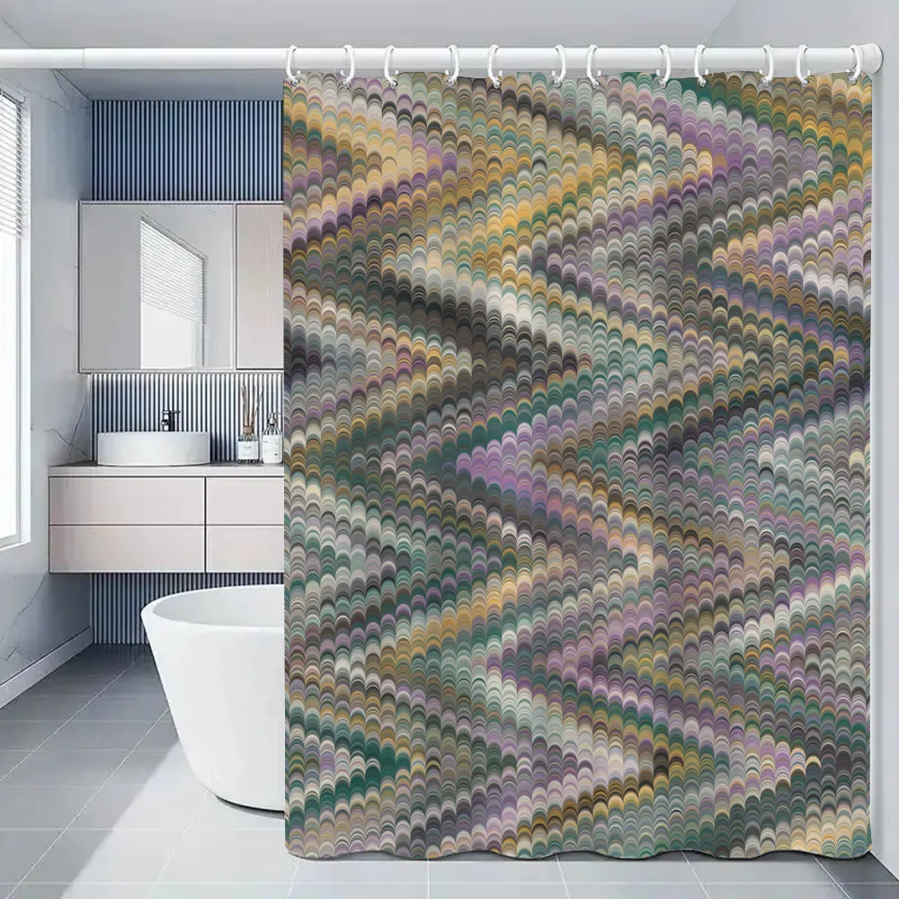 Водонепроницаемая занавеска для душа в современном стиле с экологически чистым