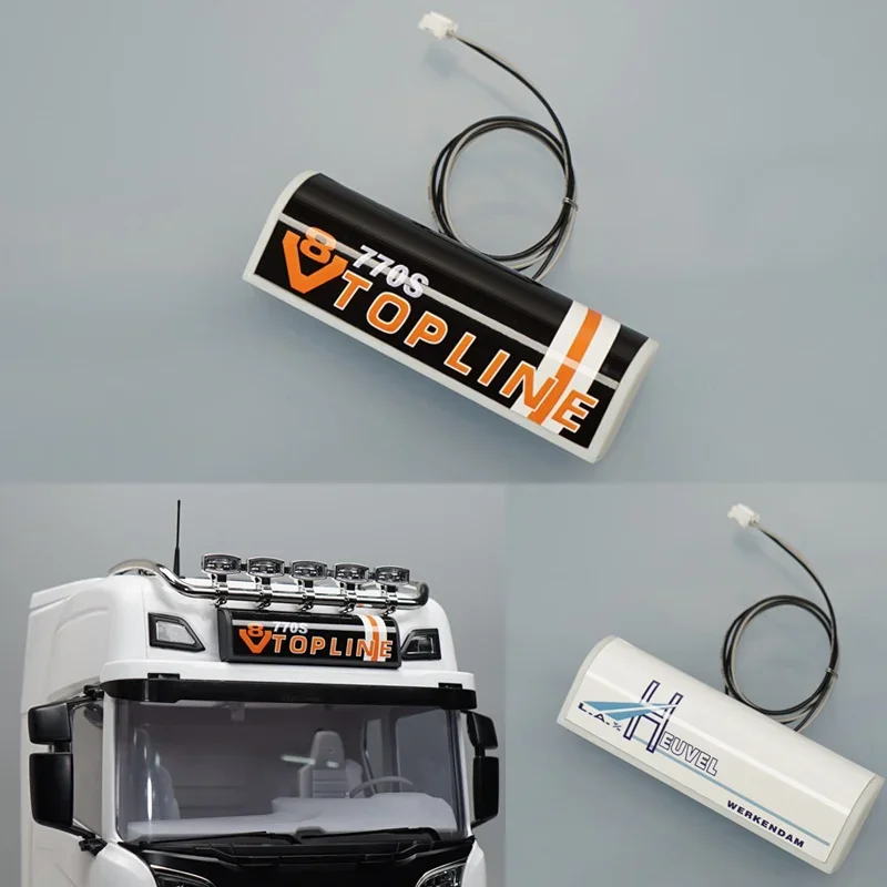 Световой короб со светодиодной подсветкой световой козырек для 1/14 Tamiya RC Truck