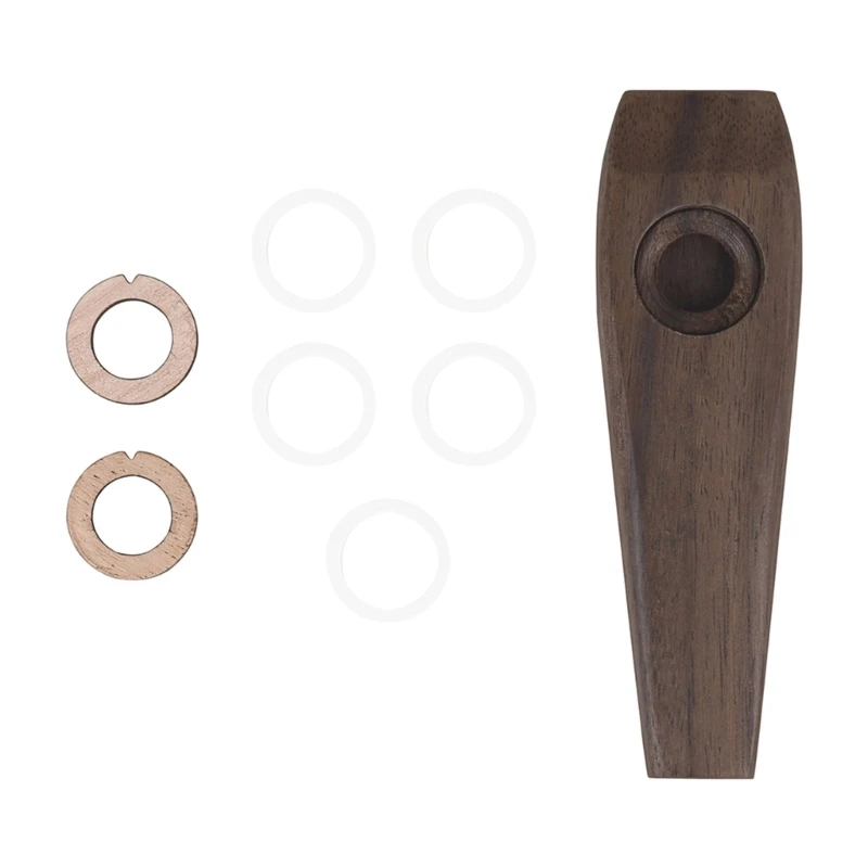 1 комплект деревянного аккомпанемента Kazoo бас-гитары укулеле барабана с пленками