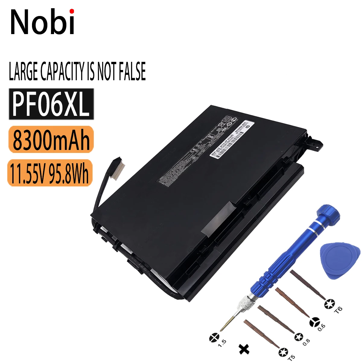 

Nobi New And Original PF06XL Laptop Battery for HP TPN-Q174 OMEN 17 W119TX W120TX W205TX W206TX W100