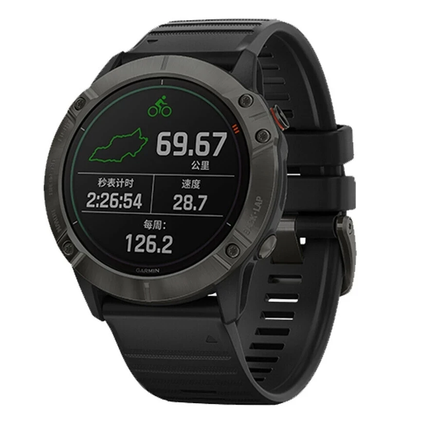 Для Garmin f 스nix 8 5X 6X 7X 51 мм Fenix 5 plus 47 мм 5S 6S 7S 43 мм Силиконовый ремешок для часов 26 мм 22 мм 20 мм Быстросъемный ремешок (art.: 3920d3454a166) - 3920d3454a166