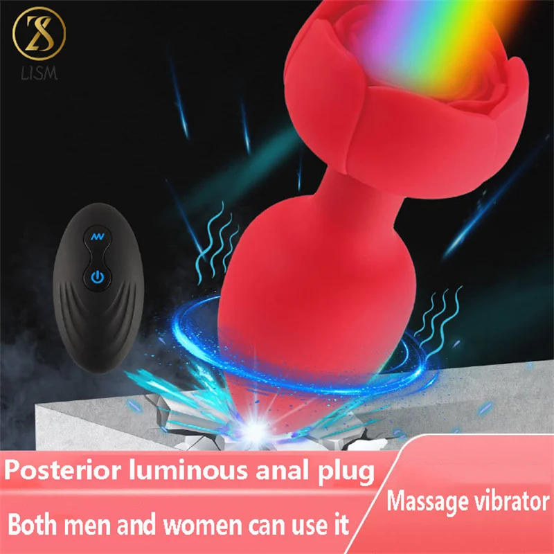 

Butt Plug Remote Control Massager Vibrator Men Prostate Vibrating Anal Plugs Female Masturbator Adult Sex Toys for Women Men Gay