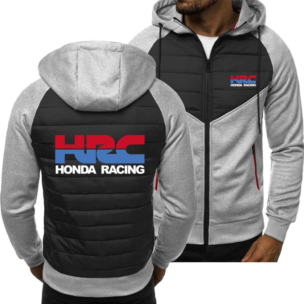 

2022New Spring Autumn HRC Racing Hoodie Men's Fashion Sport Casual Sweatshirts Cardigan Zipper Long Sleeve Jacket
