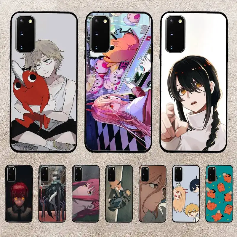 

Cartoon Anime Chainsaw Man Phone Case For Huawei Honor 10Lite 10i 20 8x 10 Funda 9lite 9xpro Back Coque