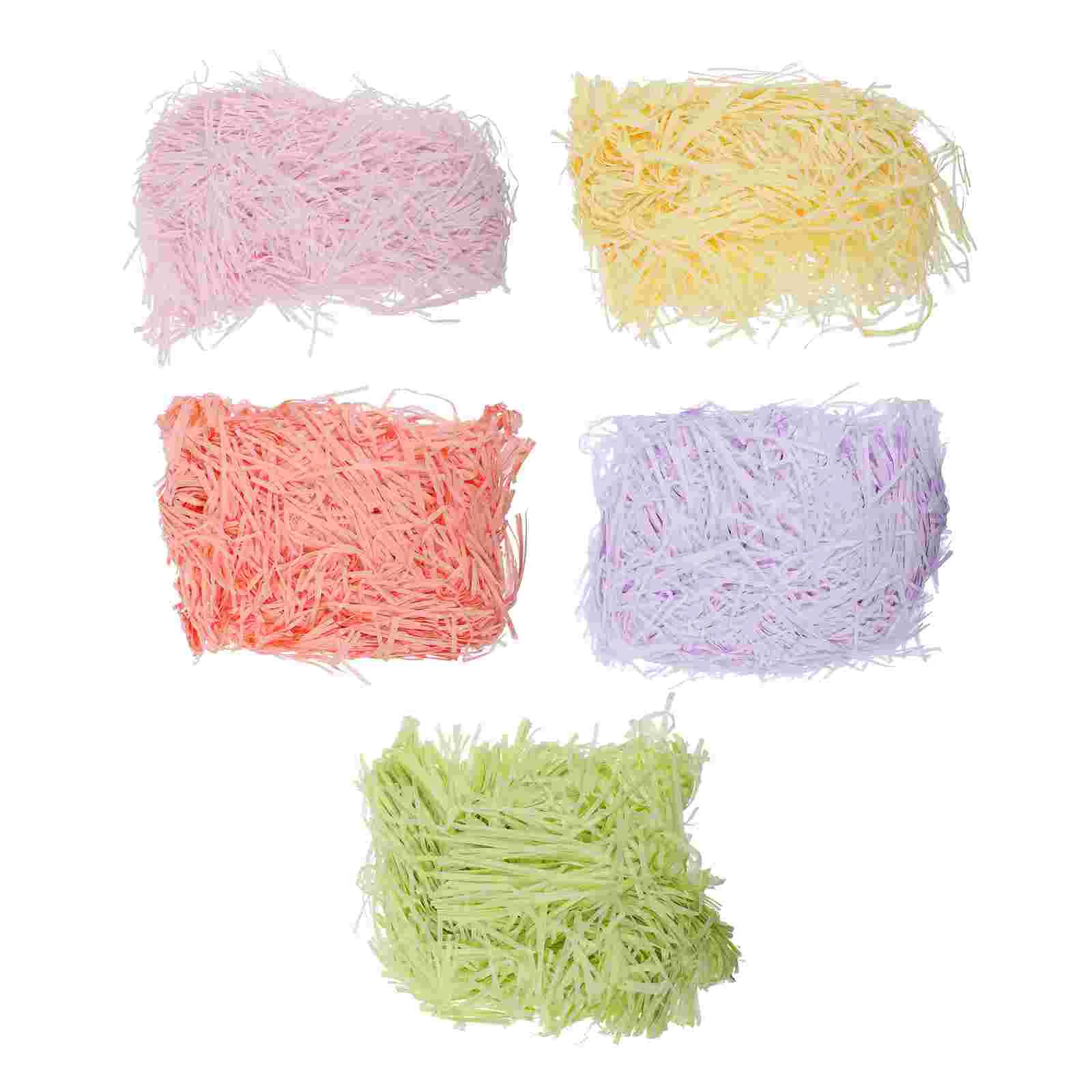 

5 bags of Shredded Papers Gift Box DIY Filling Material Papers Shred Filler