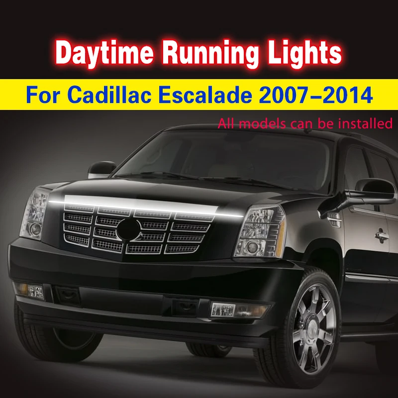 Светодиодные декоративные лампы для Cadillac Escalade 2007-2014 автомобильного капота
