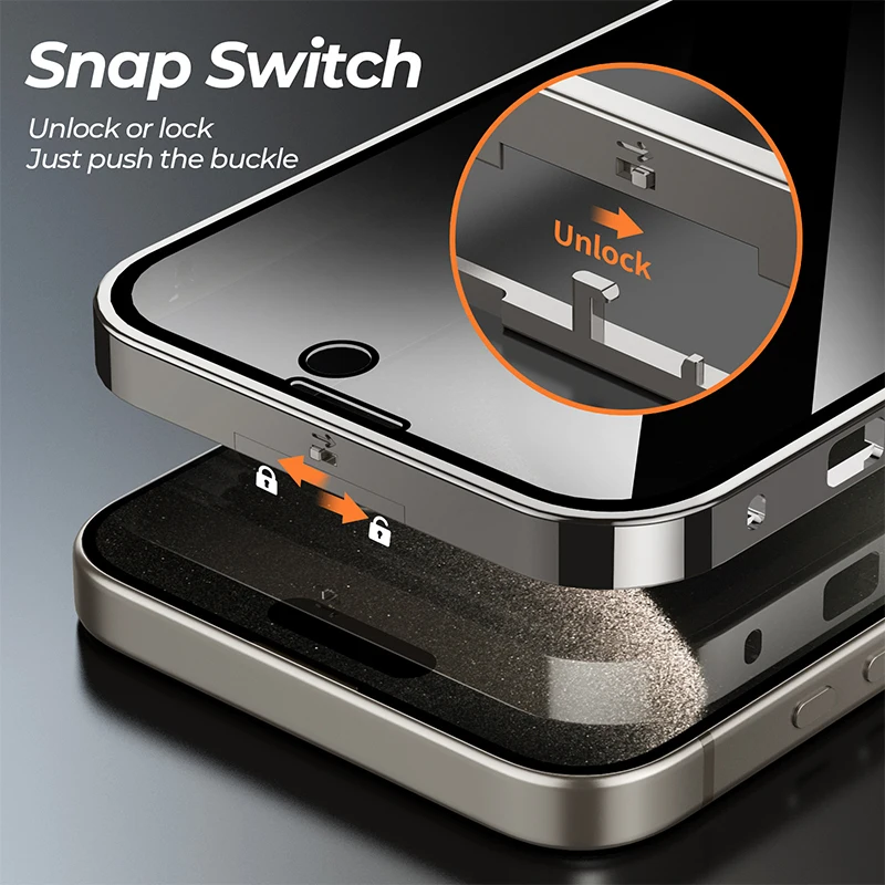 Защитный чехол для iPhone 15 14 Pro Max 360 ° Все включено магнитные безопасные