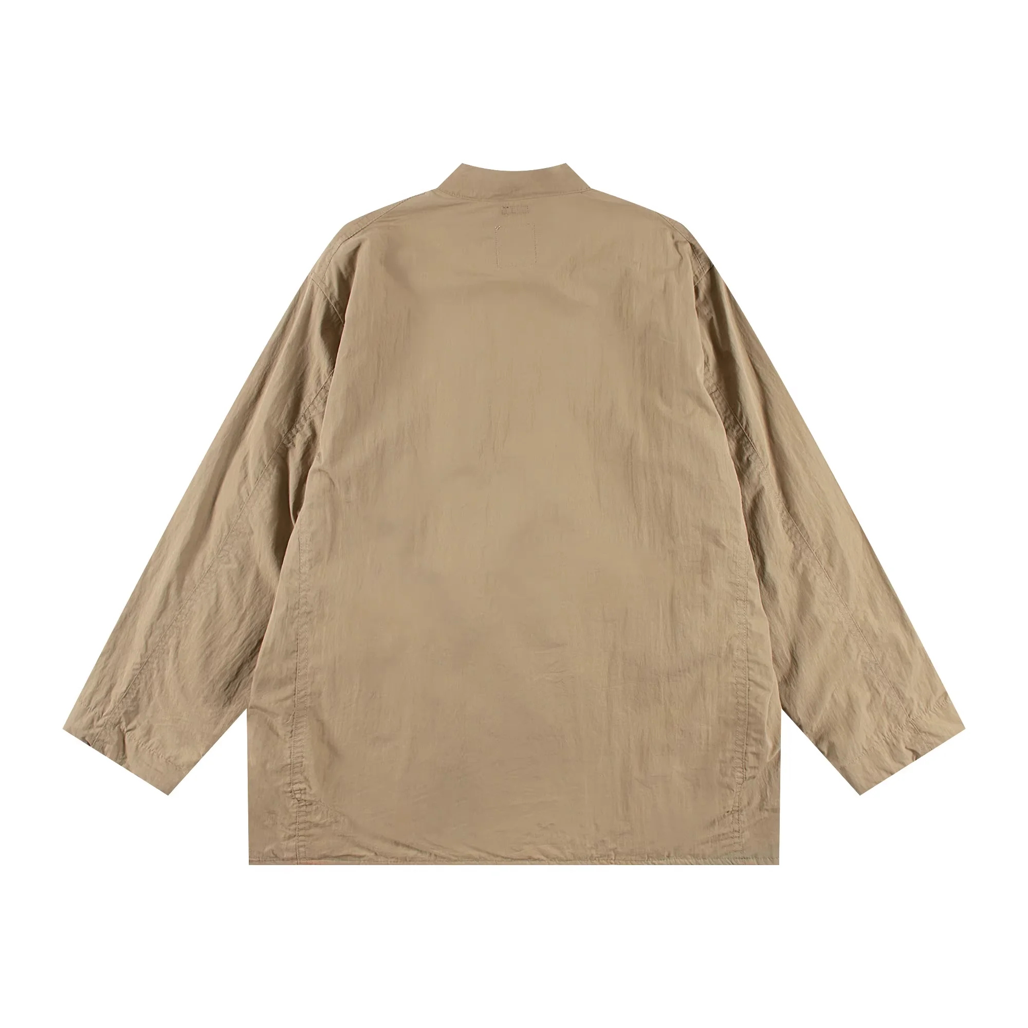 КУРТКА Nanamica BAND COLLAR из пряжи с рваной пряжкой потертая свободная куртка простая