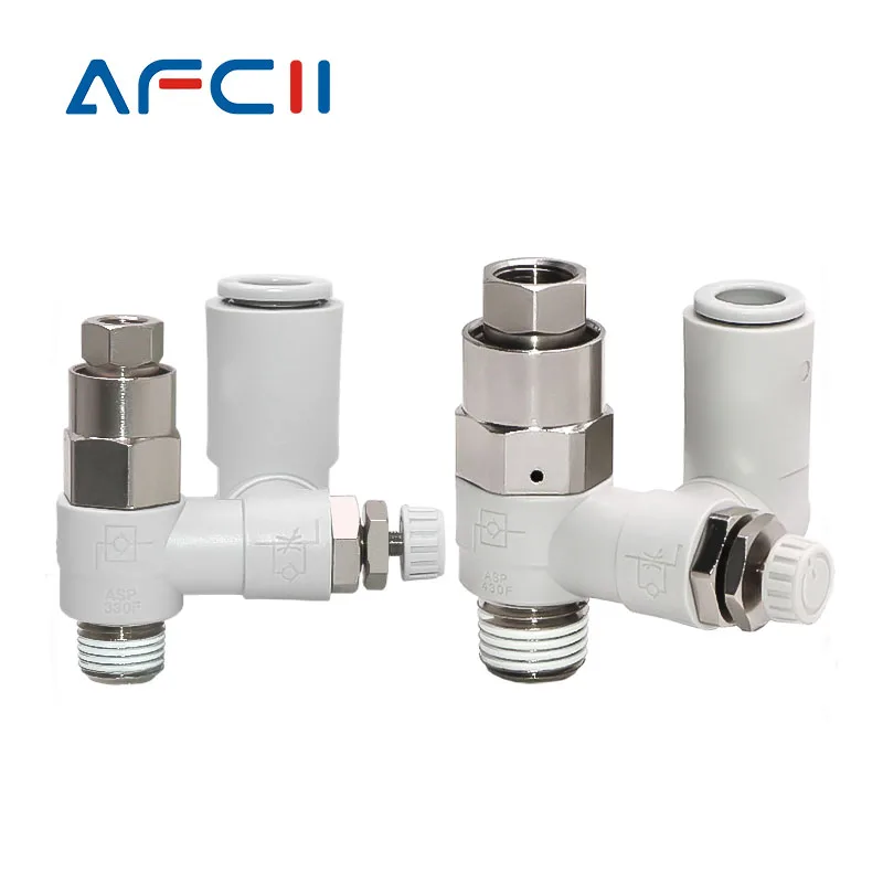 Пилотный обратный клапан регулирования скорости быстрый разъем ASP330F-01-06S ASP330F-01-08S