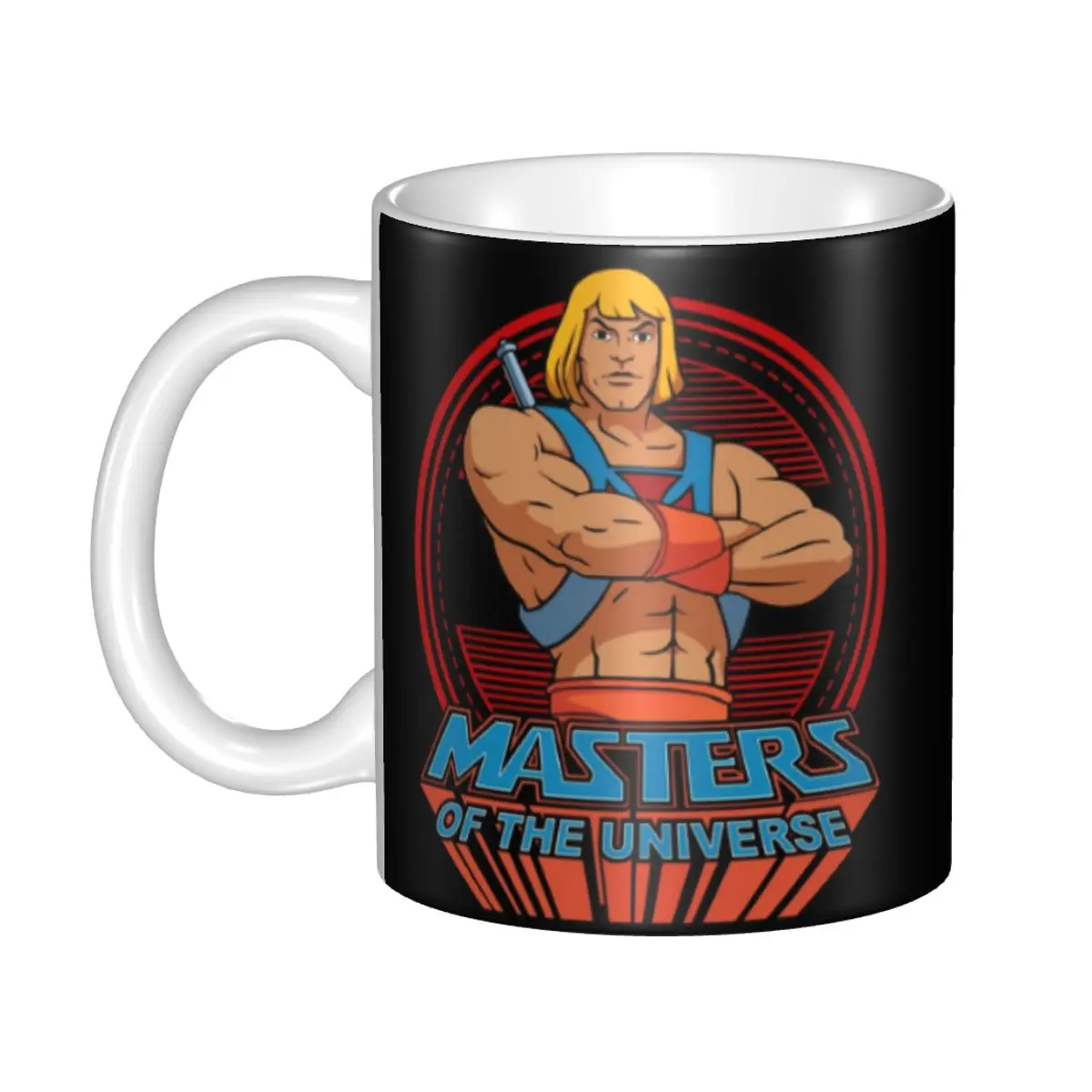 

Винтажная кружка He-Man Masters Of The Universe, керамическая кофейная кружка Eternia на заказ, креативный подарок для мужчин, женщин, мужчин, чашки и кружки