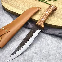 7 inch boning knife stainless steel kitchen knife forged butcher fish knife handmade professional chef knife cooking tools