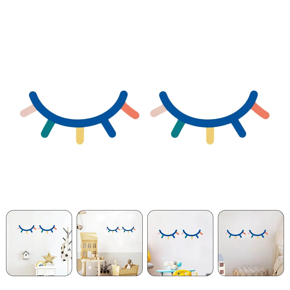

1 Set Eyelash Wall Decals Cartoon Wall Stickers Decorative Decals for
