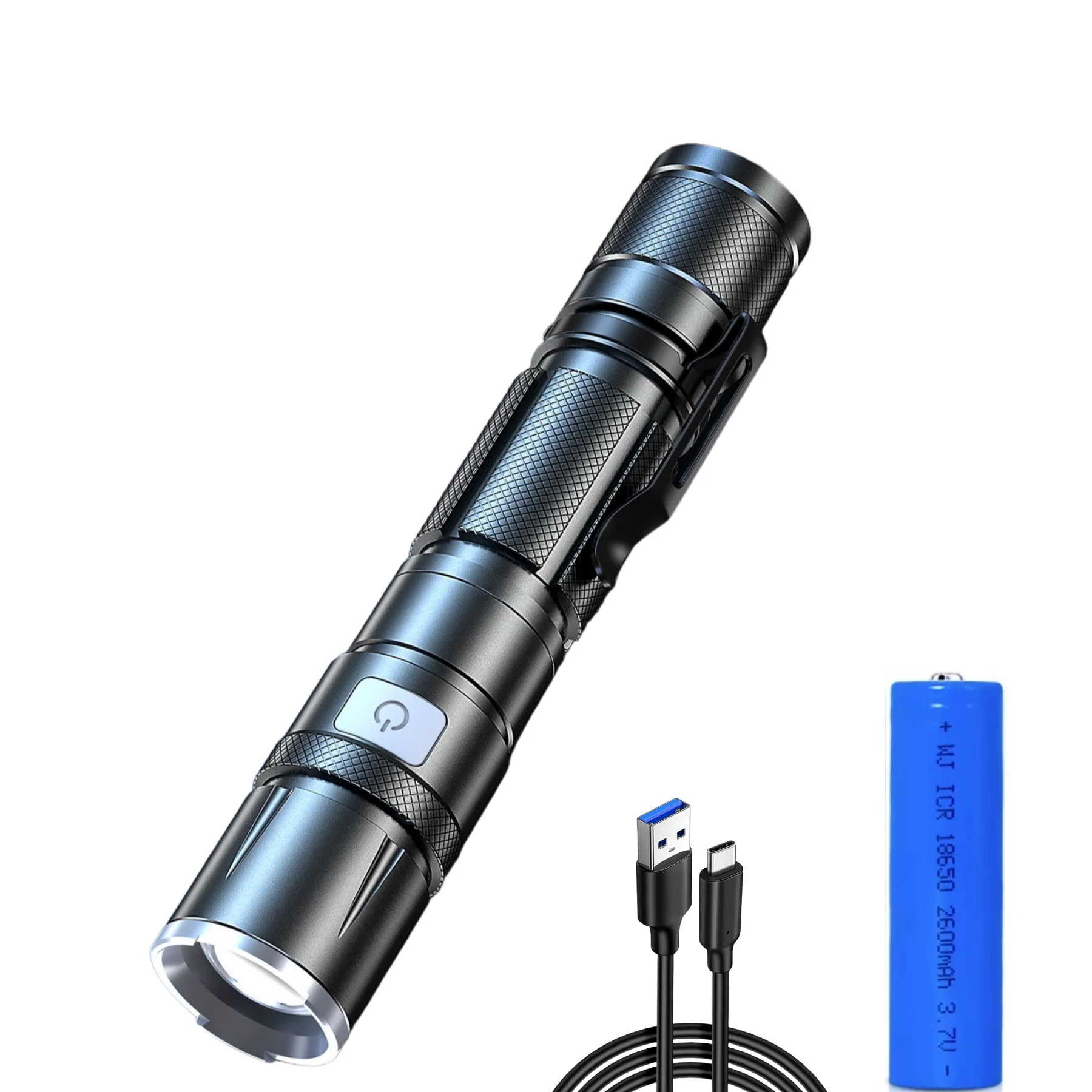 

Портативный водонепроницаемый алюминиевый фонарик