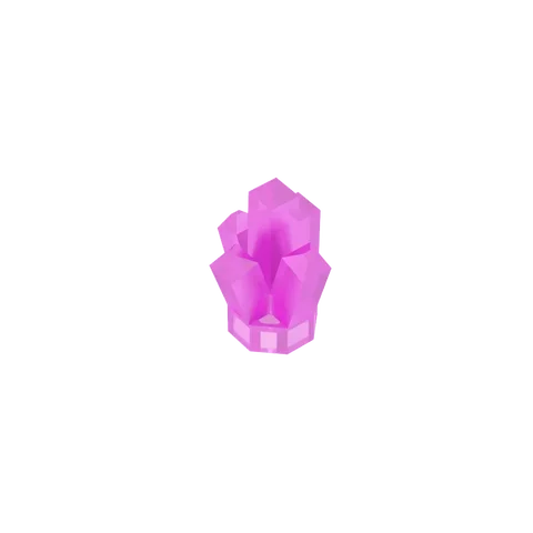 Конструктор Gobricks GDS-2022 Rock 1x1 Crystal 5 Point