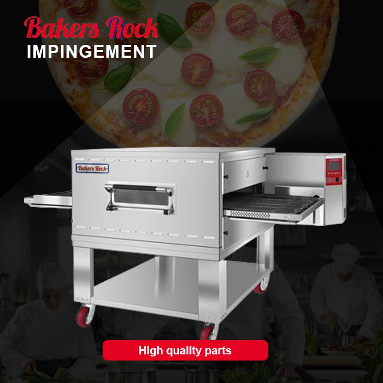 Конвейерная печь для выпечки пиццы огромная продукция коммерческая ресторанная