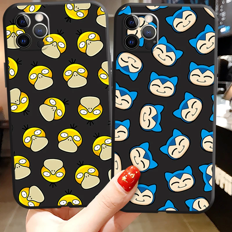 

Pokemon Pikachu Cute Phone Cases For iPhone 11 12 Pro MAX 6S 7 8 Plus XS MAX 12 13 Mini X XR SE 2020 Carcasa Funda Back Cover