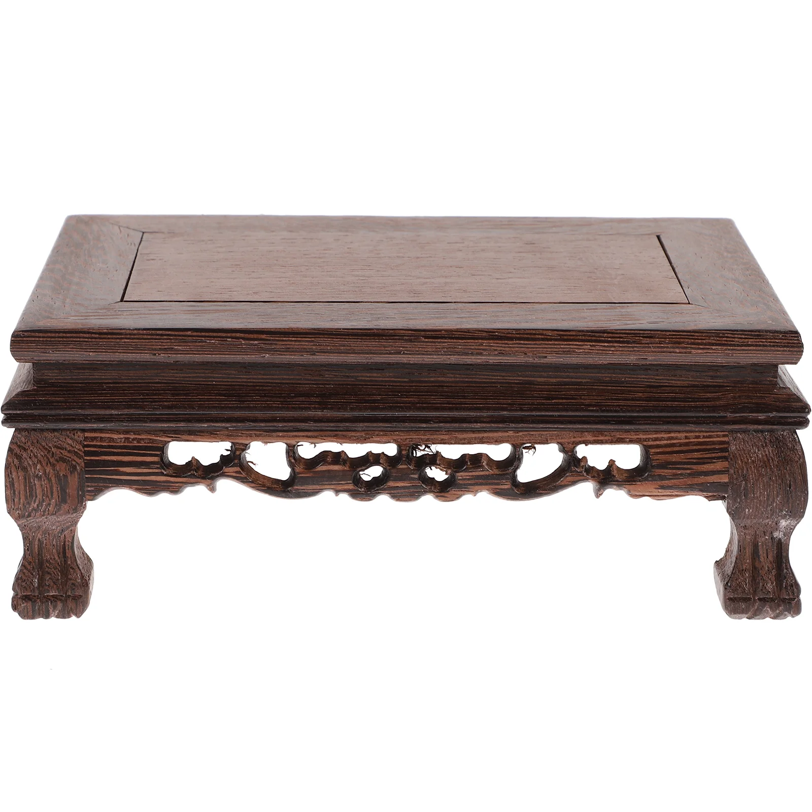

China Display Stand Shelf Wooden Flower Flowerpot Pedestal Versatile Base Planter Adornment Crafts Durable Holder Simple