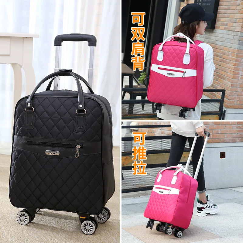 New Wheeled Bag for Travel Women Travel Backpack with Wheels