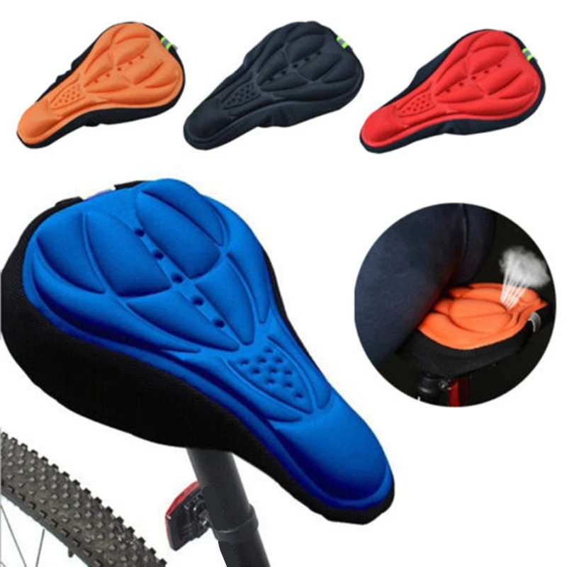 

1PCS Bicycle Saddle 3D Soft Bike Seat Cover Comfortable Foam Seat Cushion Cycling Saddle for Bicycle Bike Accessories