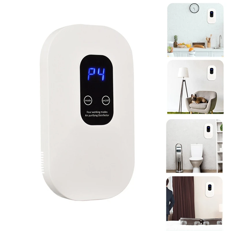 

Домашний очиститель воздуха, мини портативный генератор озона с отрицательными ионами, Очищающий дезодорирующий воздушный фильтр