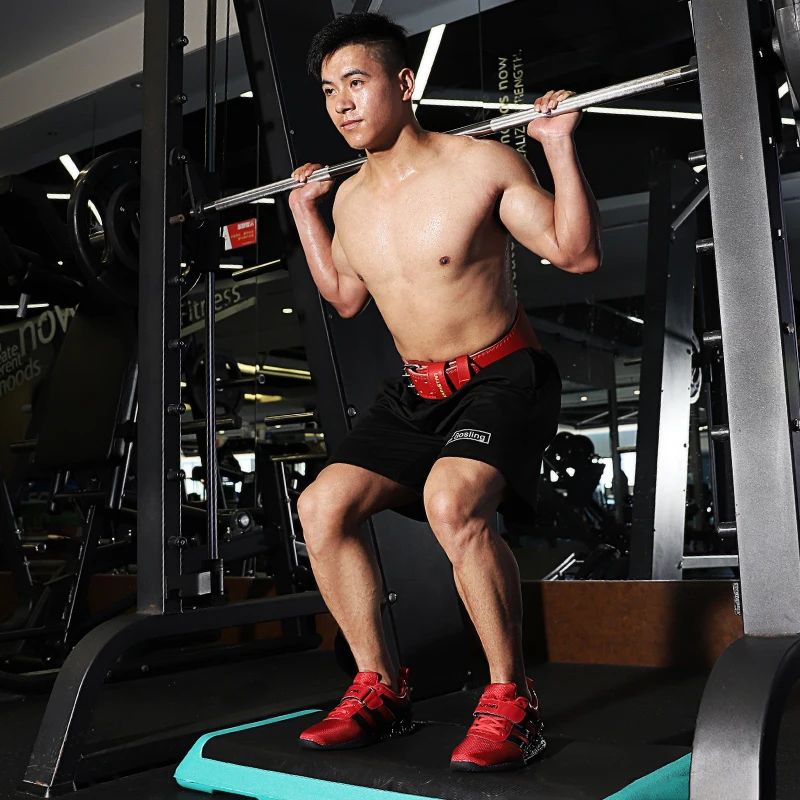 Men's Comprehensive Training Weightlifting Shoes Men's Gym Squatting Shoes Support Comfortable Balance Weightlifting Shoes