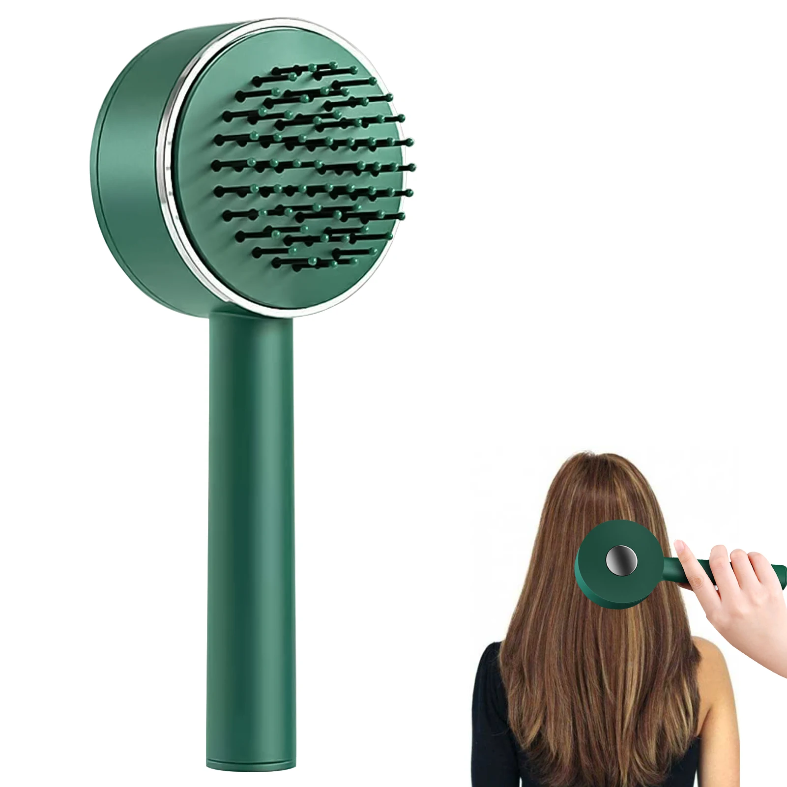 

Women's Self-Cleaning Comb 3D Air Cushion Scalp Massage Tangled Loose Comb For Ladies Matte Texture Non-Slip Fashion Gifts For