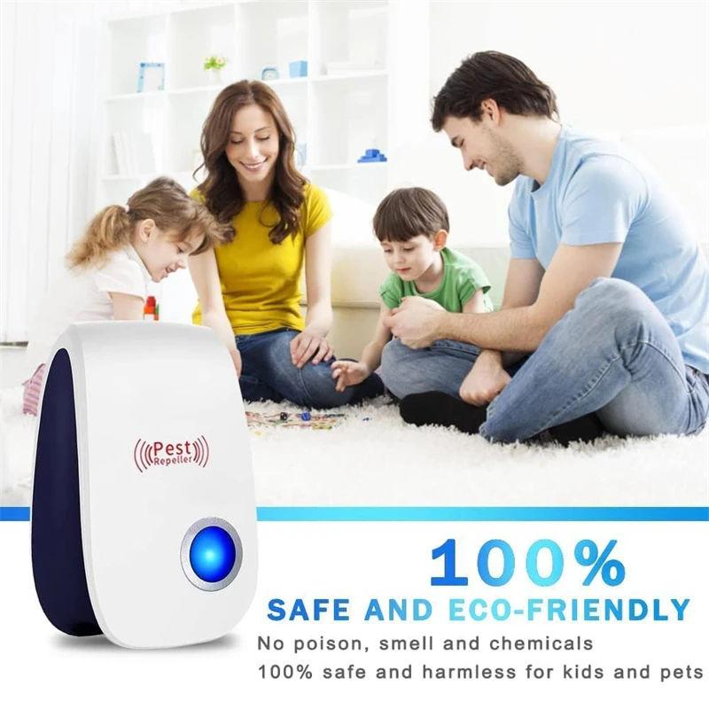 8 шт. ультразвуковой отпугиватель насекомых и тараканов