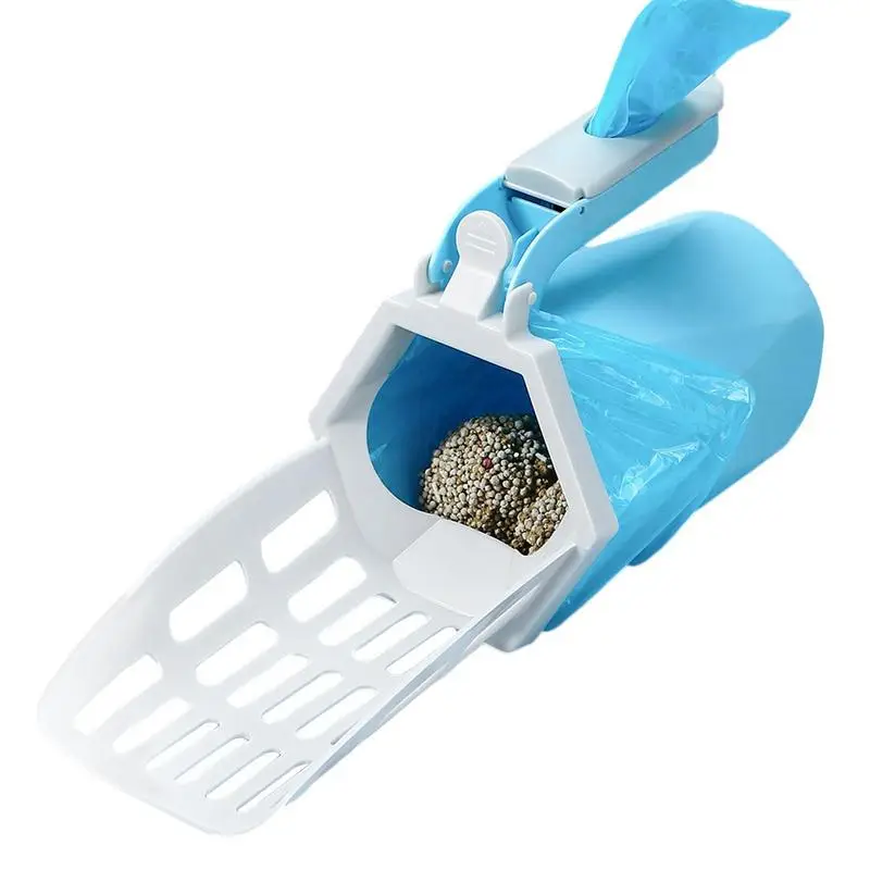 

Cat Litter Scoop 2-in-1 Extra Large Capacity Cat Litter Scooper With Trash Container Removable Deep Shovel Cat Litter Sifter