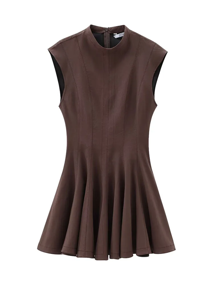 ТРАПЕЦИЕВИДНОЕ мини-платье трапециевидной формы 3 цвета