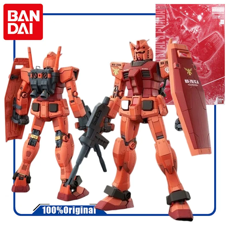 

Bandai оригинальный комплект модели GUNDAM MG Φ/C.A. 1/100 аниме экшн-фигурка Сборная модель игрушки Коллекционная модель подарки для мальчиков