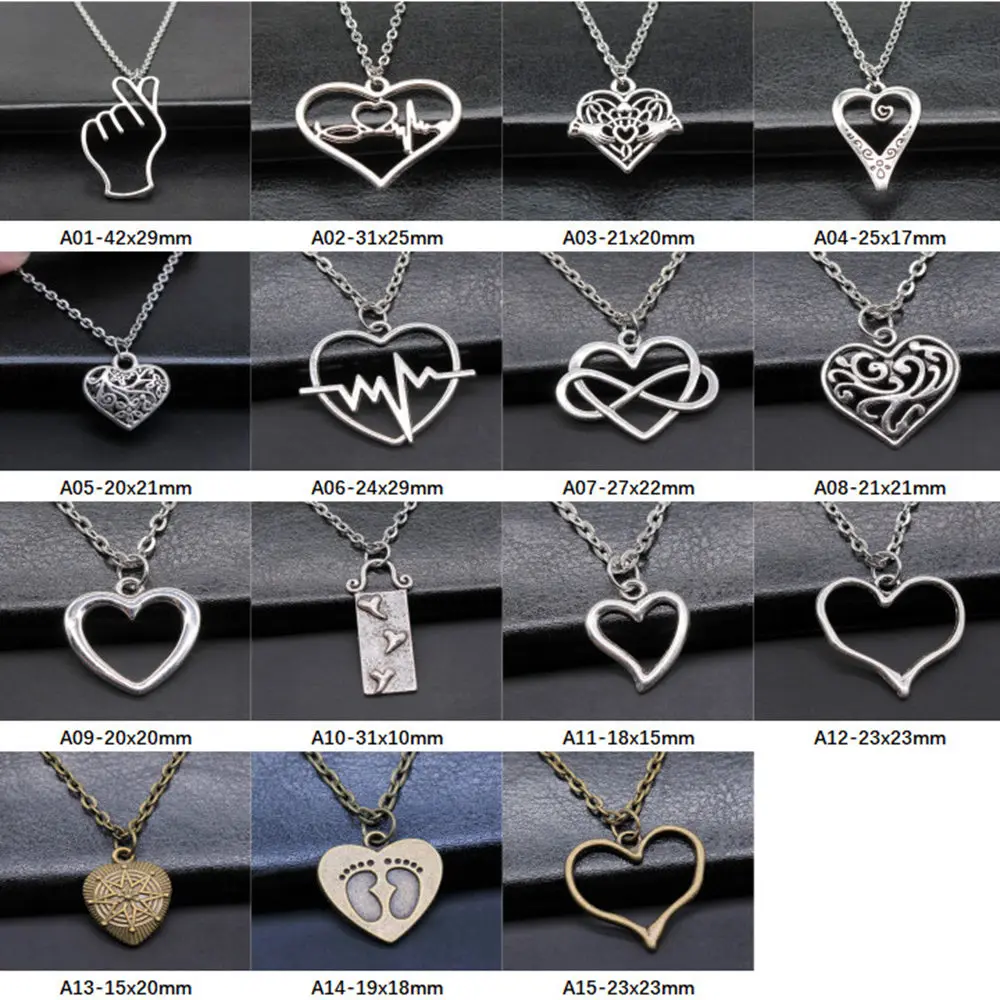 

New Arrival Heart Charms Pendants Necklace Female Gift Fashion