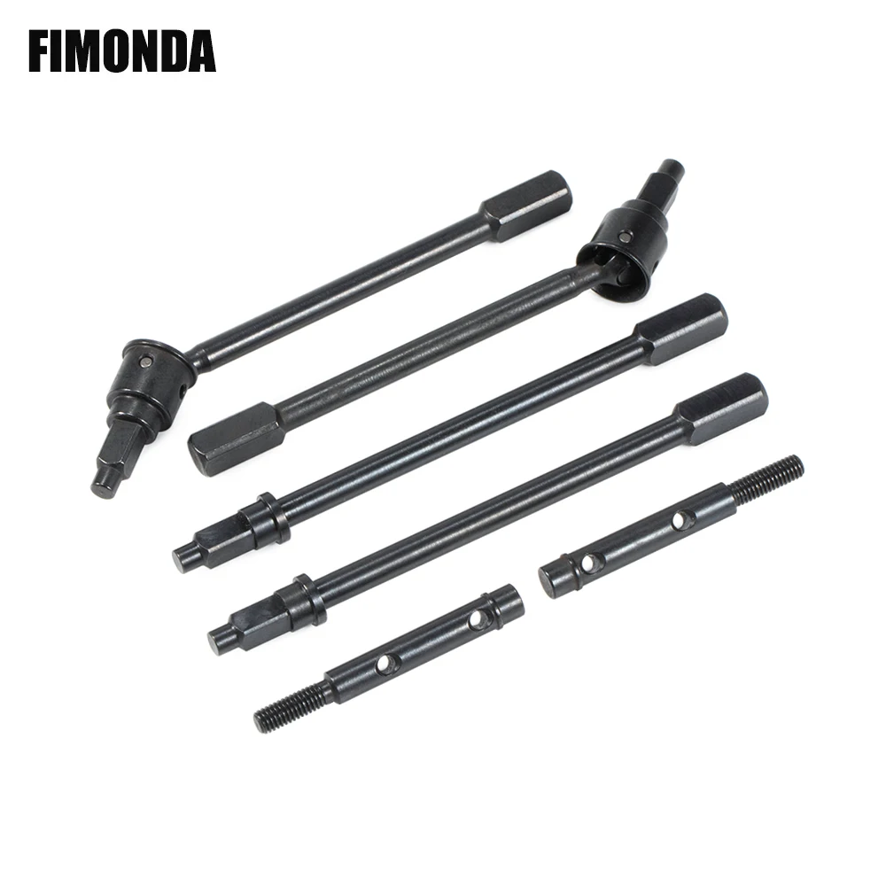 

UTB18 Universal Driveshaft Straight Shaft Portal Stub Axle for RC Crawler Axial 1/18 Capra Unlimited Trail Buggy Replacement