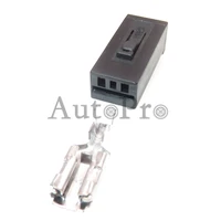 1 set 1 hole 1900 1003 automobile high current power wire connector with terminal car plastic housing unsealed socket